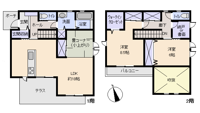 伊東市 伊豆急伊豆高原地区の間取り、または地形