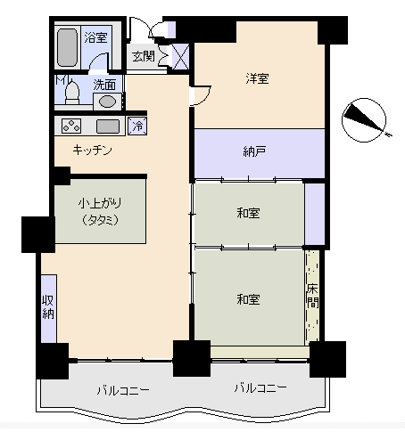 伊東市 伊東シーサイドセンチュリー21の間取り、または地形