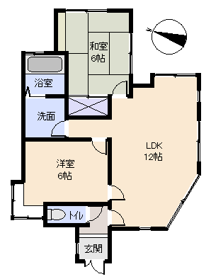 伊東市 ゴルフガーデンの間取り、または地形