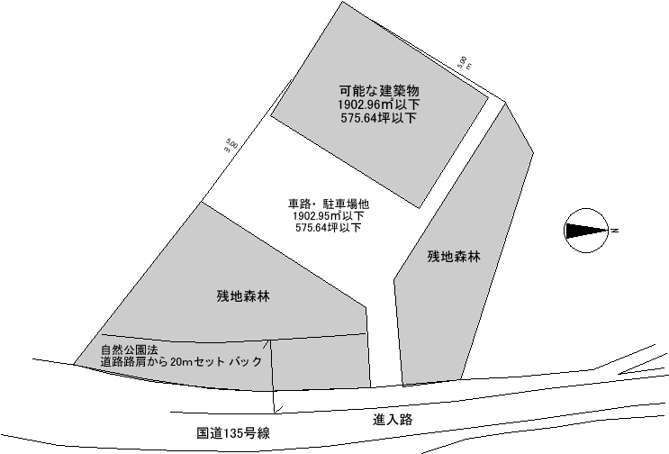 伊東市 富戸の間取り、または地形