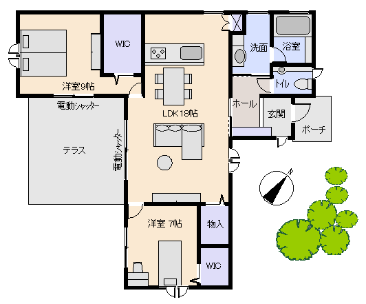 伊東市 伊豆急伊豆高原地区の間取り、または地形