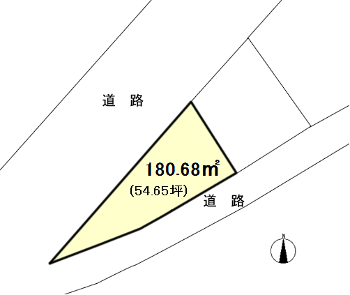 函南町 間宮の間取り、または地形