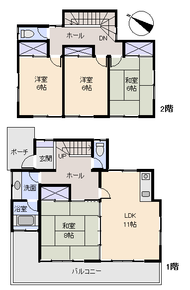 函南町 南箱根ダイヤランドの間取り、または地形