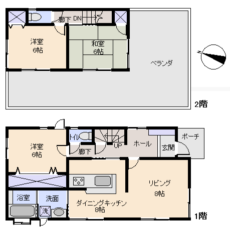 函南町 南箱根ダイヤランドの間取り、または地形