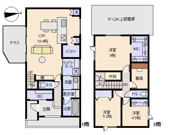 函南町 仁田の間取り、または地形
