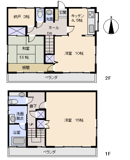 河津町 峰の間取り、または地形