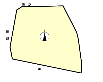 南伊豆町 一色の間取り、または地形