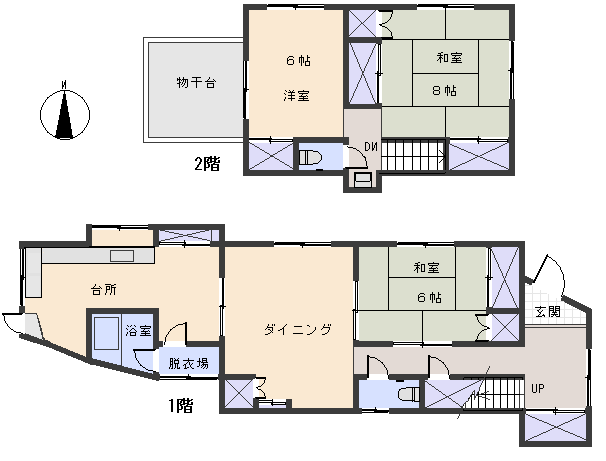 南伊豆町 下賀茂の間取り、または地形