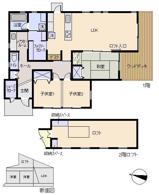 南伊豆町 下賀茂の間取り、または地形