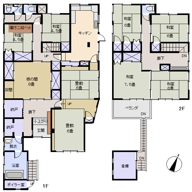 南伊豆町 妻良の間取り、または地形