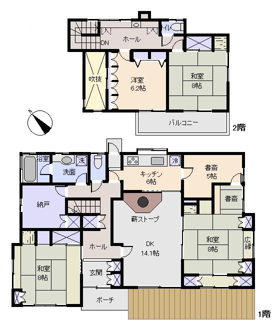 三島市 三島の間取り、または地形