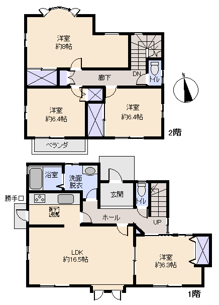 三島市 三島の間取り、または地形
