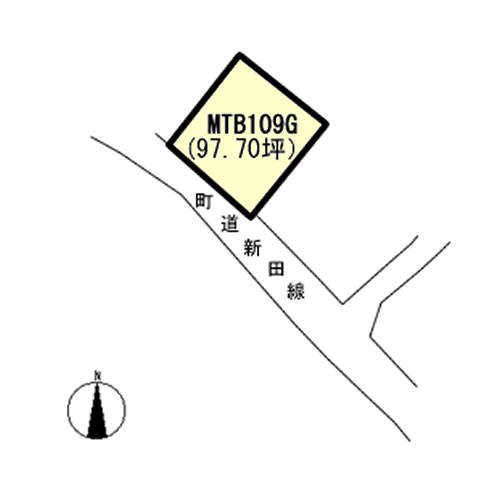 松崎町 宮内の間取り、または地形