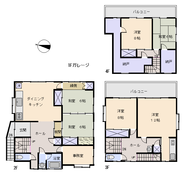 西伊豆町 安良里の間取り、または地形