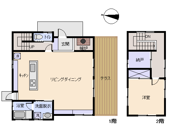 沼津市 足高の間取り、または地形