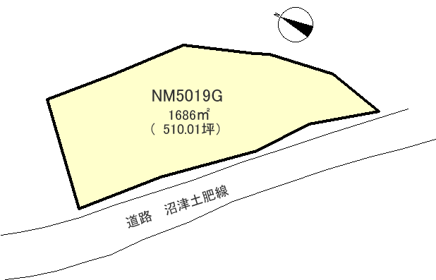 沼津市 戸田の間取り、または地形