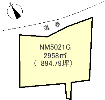 沼津市 戸田の間取り、または地形