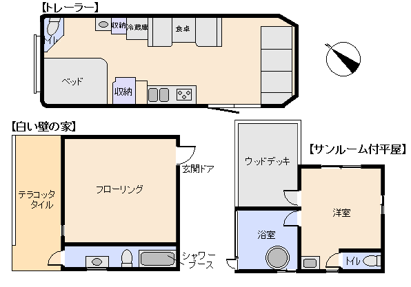 沼津市 戸田の間取り、または地形