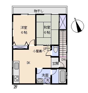 下田市 1丁目の間取り、または地形