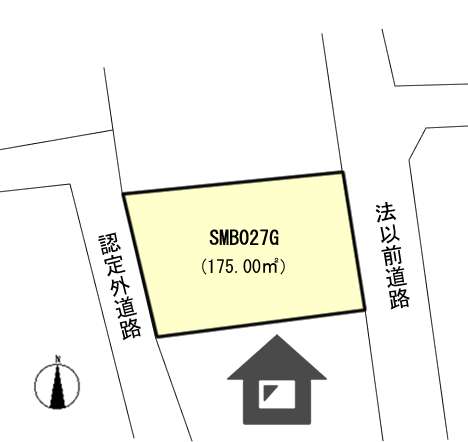 下田市 白浜の間取り、または地形