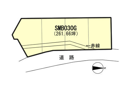 下田市 須崎の間取り、または地形