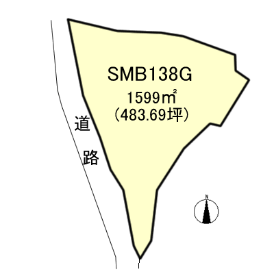 下田市 須崎の間取り、または地形
