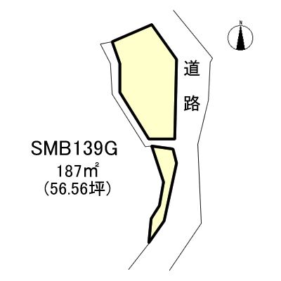 下田市 須崎の間取り、または地形