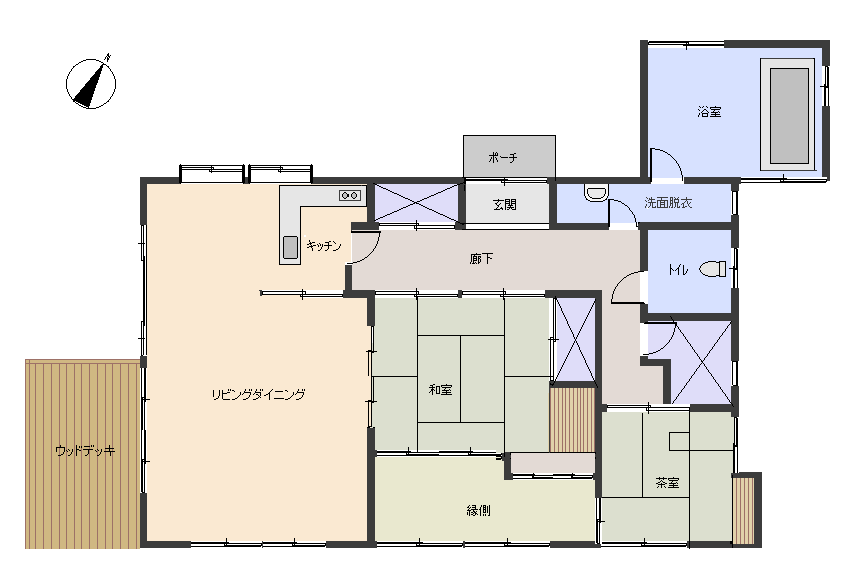 下田市 横川の間取り、または地形