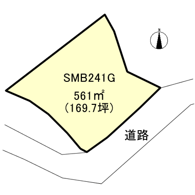 下田市 柿崎の間取り、または地形