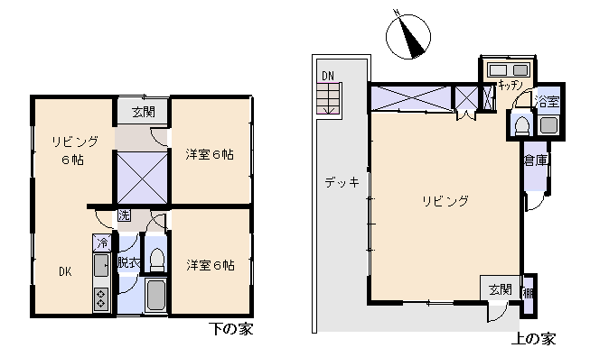 下田市 吉佐美苑の間取り、または地形