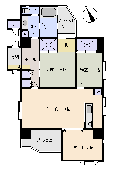 下田市 リゾート129　碁石が浜パートIIの間取り、または地形