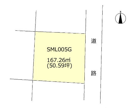 下田市 吉佐美の間取り、または地形