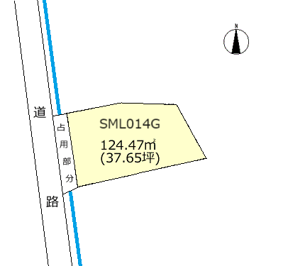 下田市 白浜の間取り、または地形